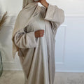 Middle East Dubai Türkiye Autumn Winter Daily Cardigan Dress